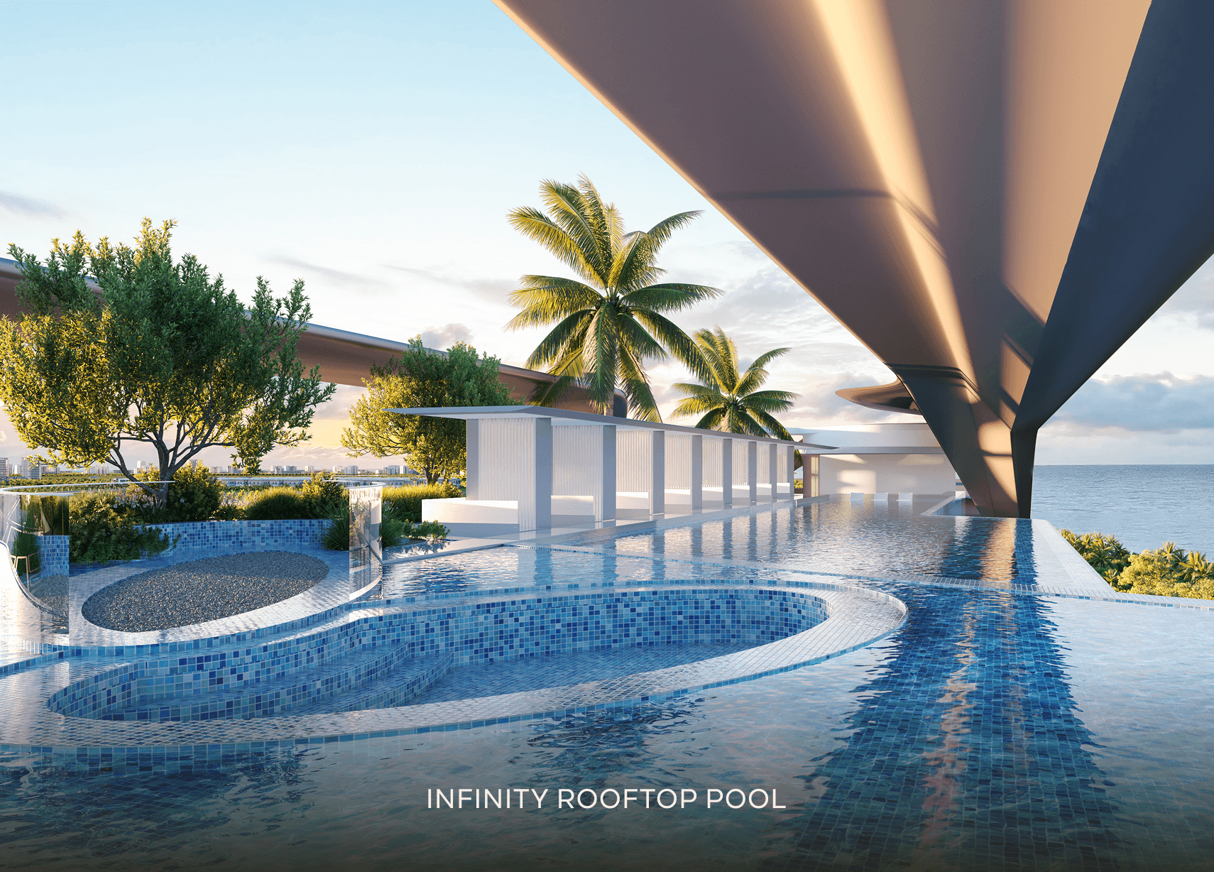 oraya infinity roof top pool