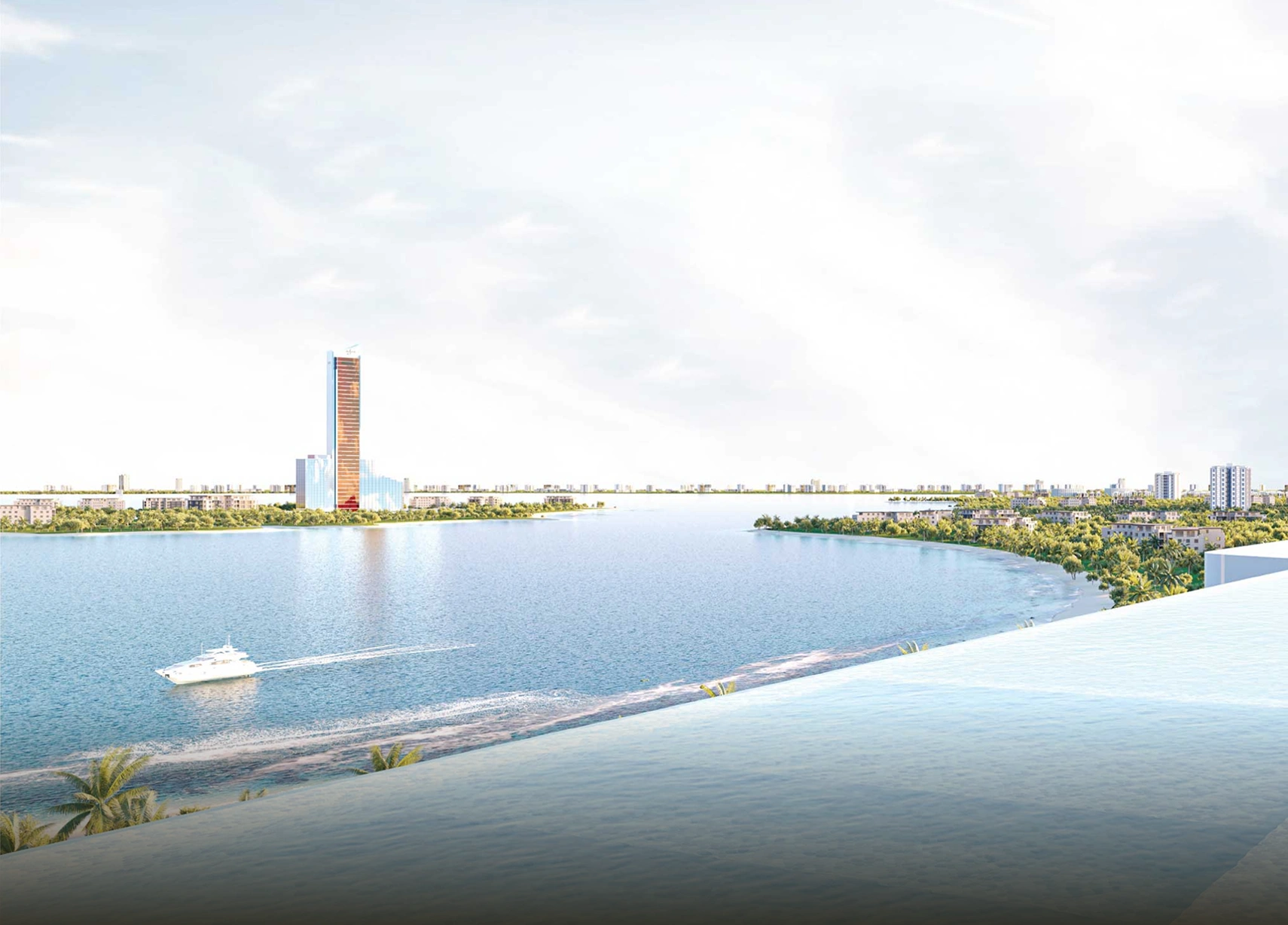 Infinity rooftop pool image
